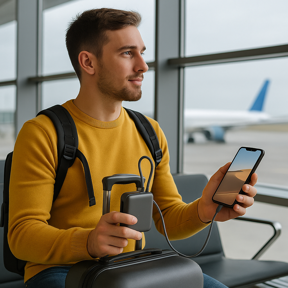 Power Bank Mini 10.000 Mah Carga Rapida 20w Cables Incluidos