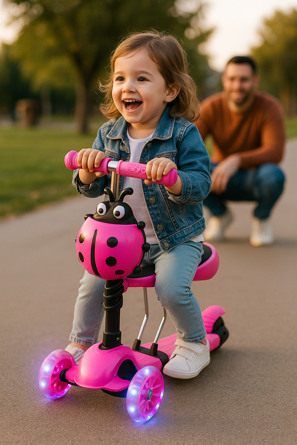 Combo NAVIDAD Tripatin Infantil Con Luz Led + SET de Seguridad