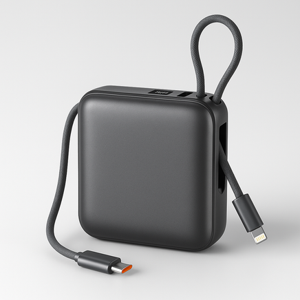 Power Bank Mini 10.000 Mah Carga Rapida 20w Cables Incluidos