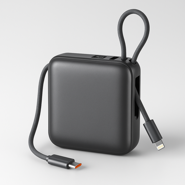 Power Bank Mini 10.000 Mah Carga Rapida 20w Cables Incluidos