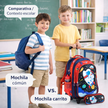 Mochila Carrito Con Ruedas Mas Lonchera Y Cartuchera