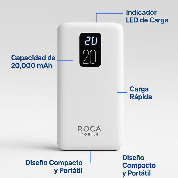 Power Bank 20.000 Mah Para iPhone Samsung Xiaomi 4 Cargas
