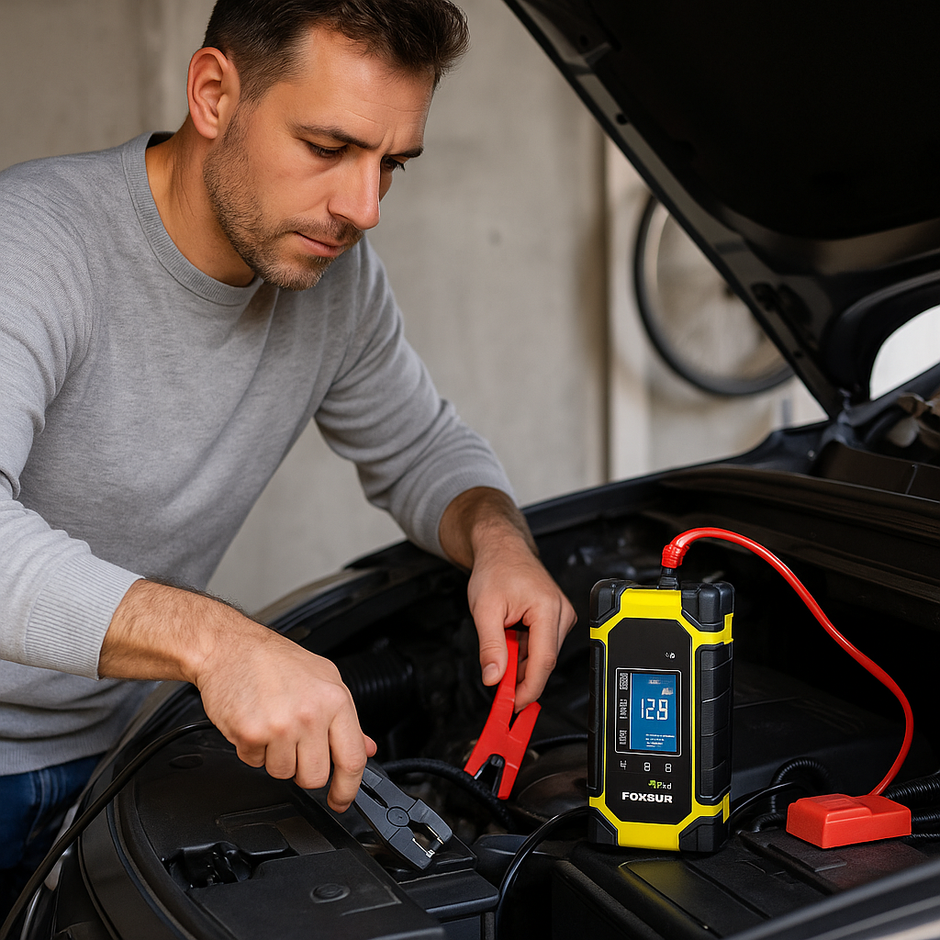 Cargador Batería 12v/24v Auto Moto Inteligente Automático