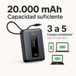 Power Bank 20.000mah Carga Super Rapida 65w Con Pantalla Lcd
