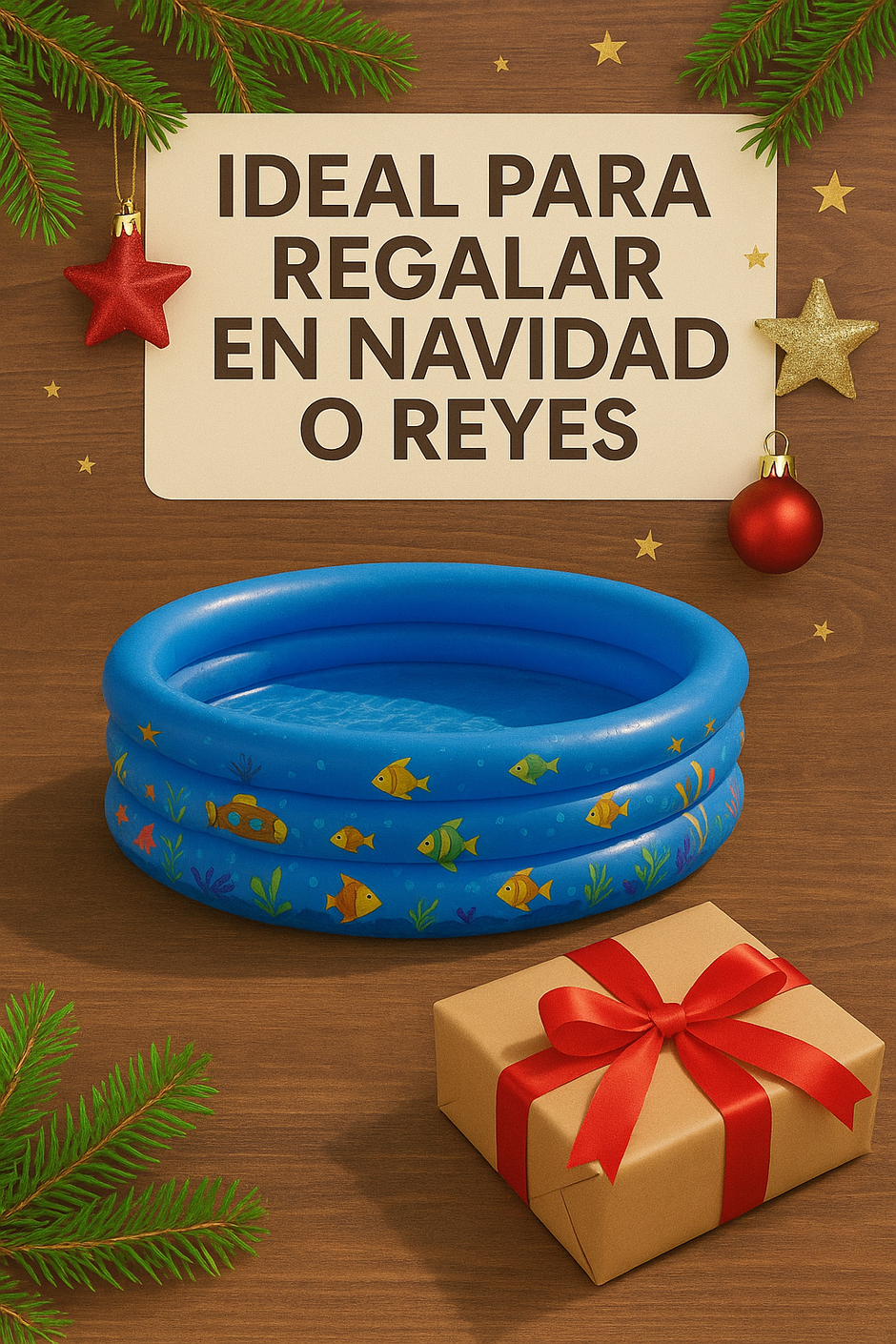 Piscina Infantil Inflable 120x26cm para niñas y niños