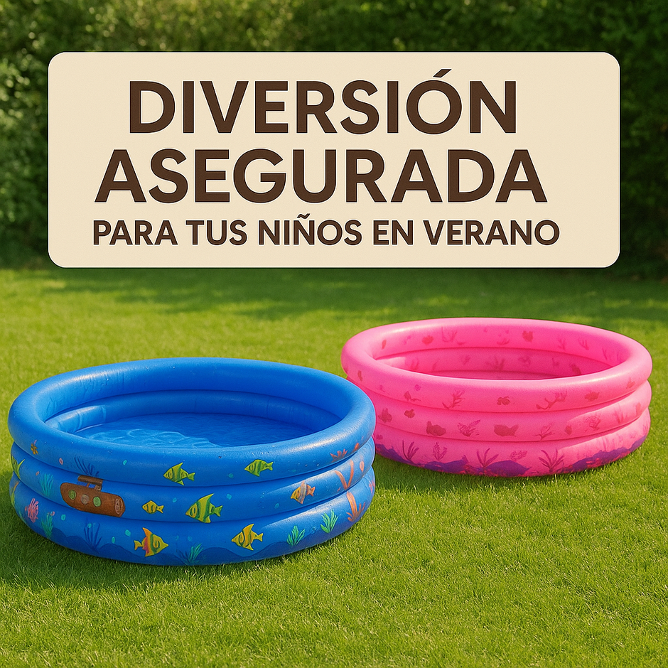 Piscina Infantil Inflable 120x26cm para niñas y niños