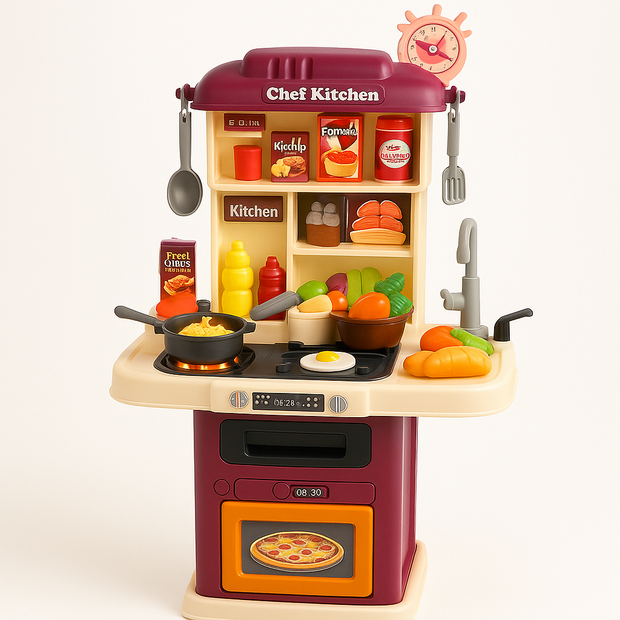 Juego De Cocina Set Completo Para Niñas Y Niños Infantil
