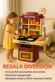 Juego De Cocina Set Completo Para Niñas Y Niños Infantil