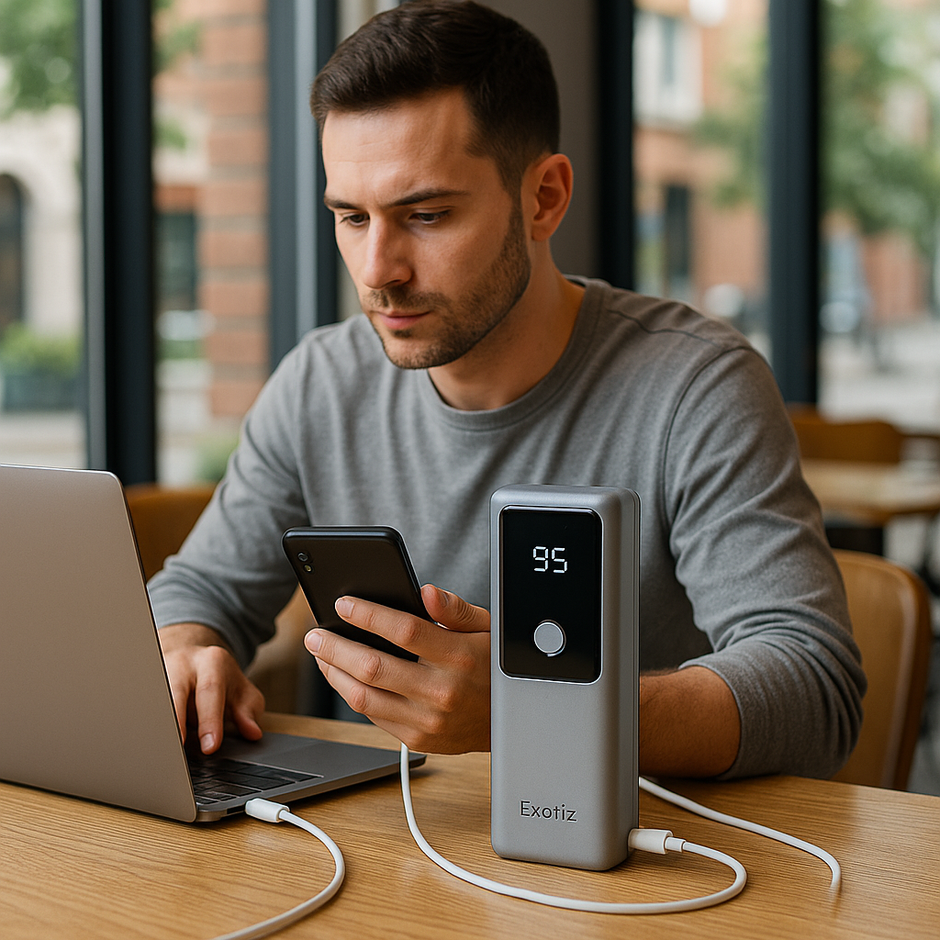 Power Bank 10,000mah Carga Super Rapida 65w Notebook Celular