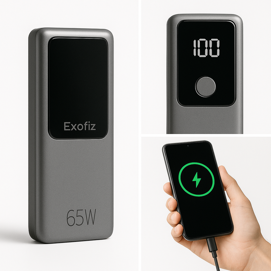 Power Bank 10,000mah Carga Super Rapida 65w Notebook Celular