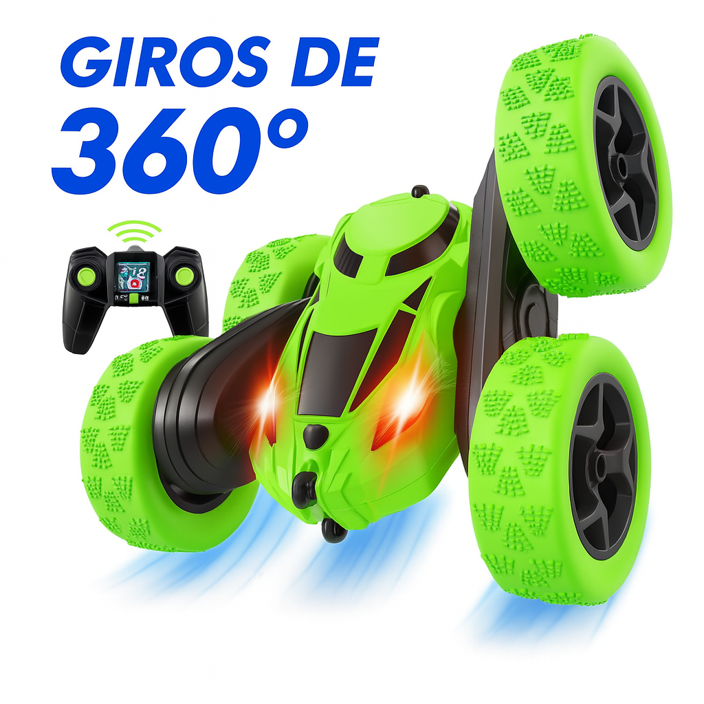 Auto A Control Remoto 360o Acrobático Stunt Juguete 4x4