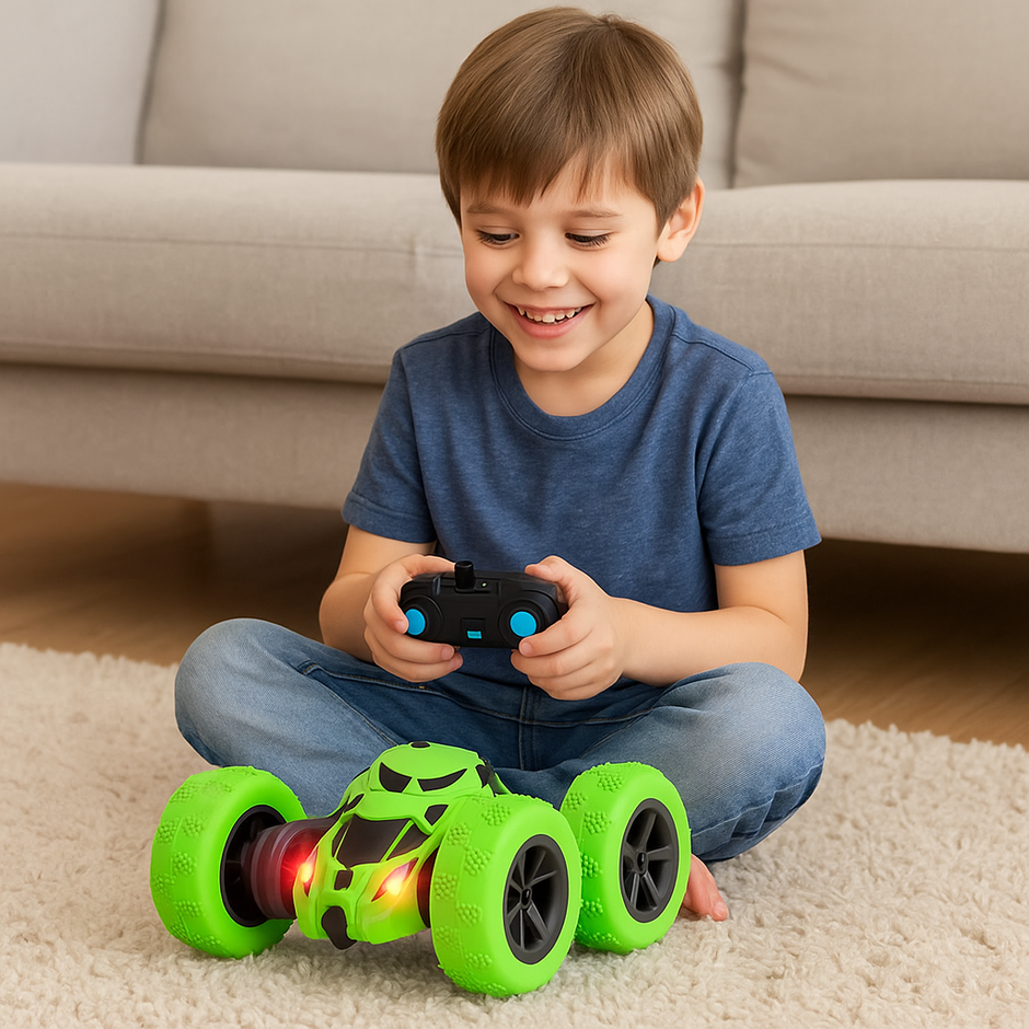 Auto A Control Remoto 360o Acrobático Stunt Juguete 4x4