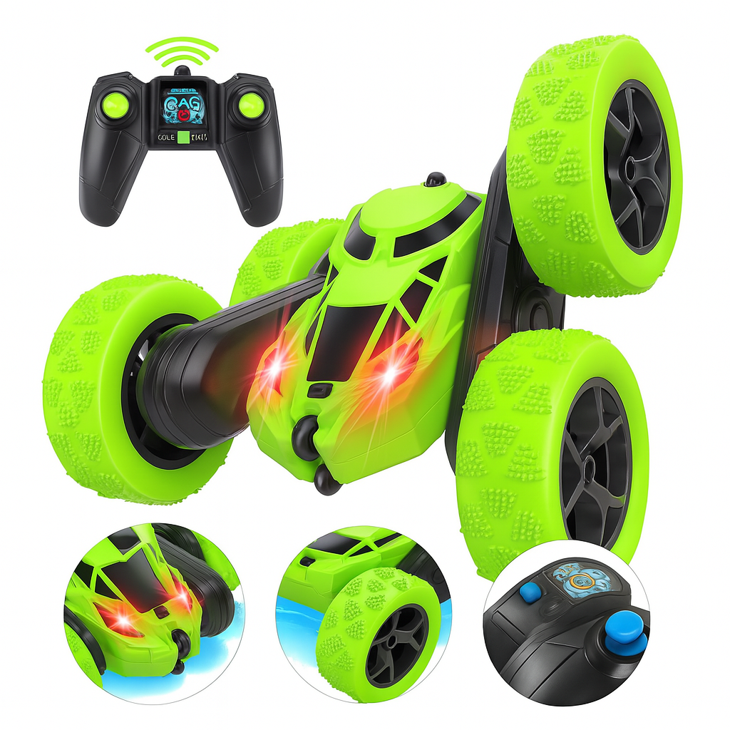 Auto A Control Remoto 360o Acrobático Stunt Juguete 4x4