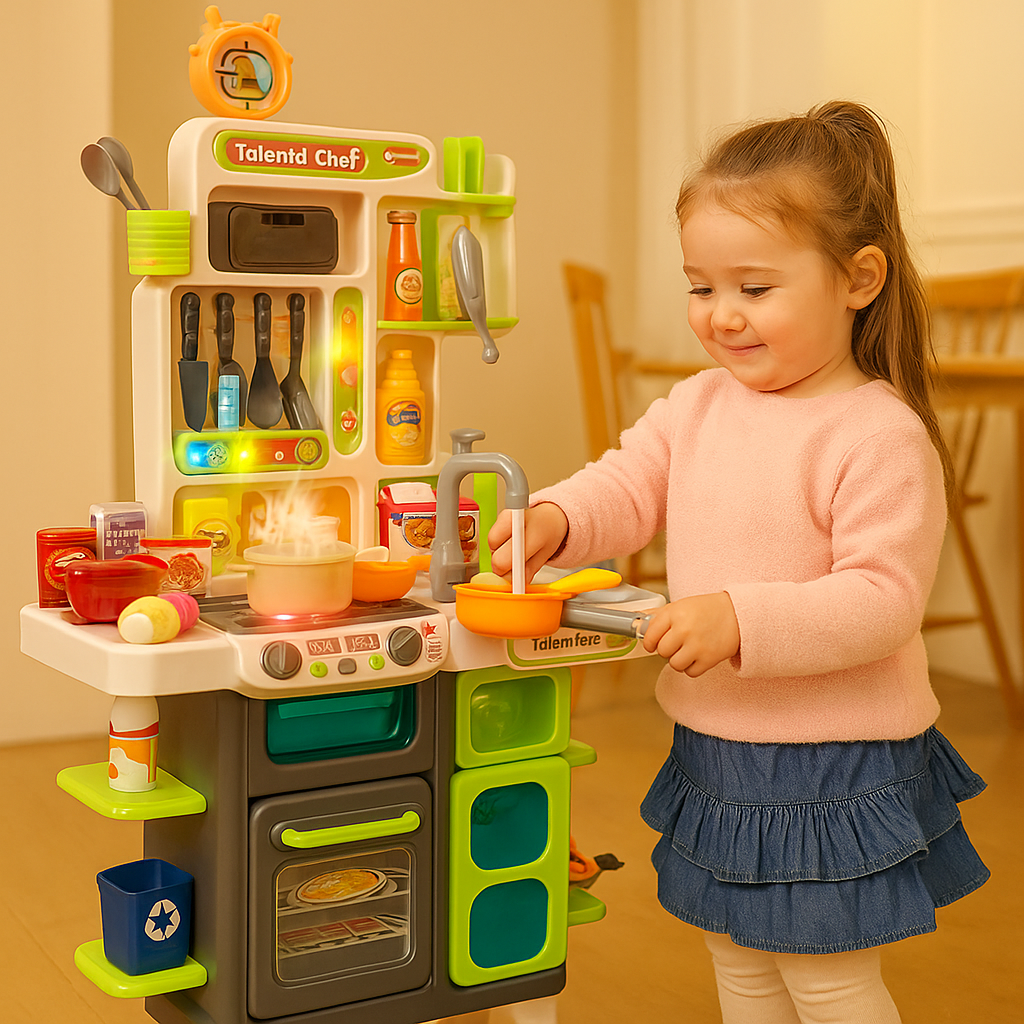 Juego De Cocina Set Completo Para Niñas Y Niños Infantil