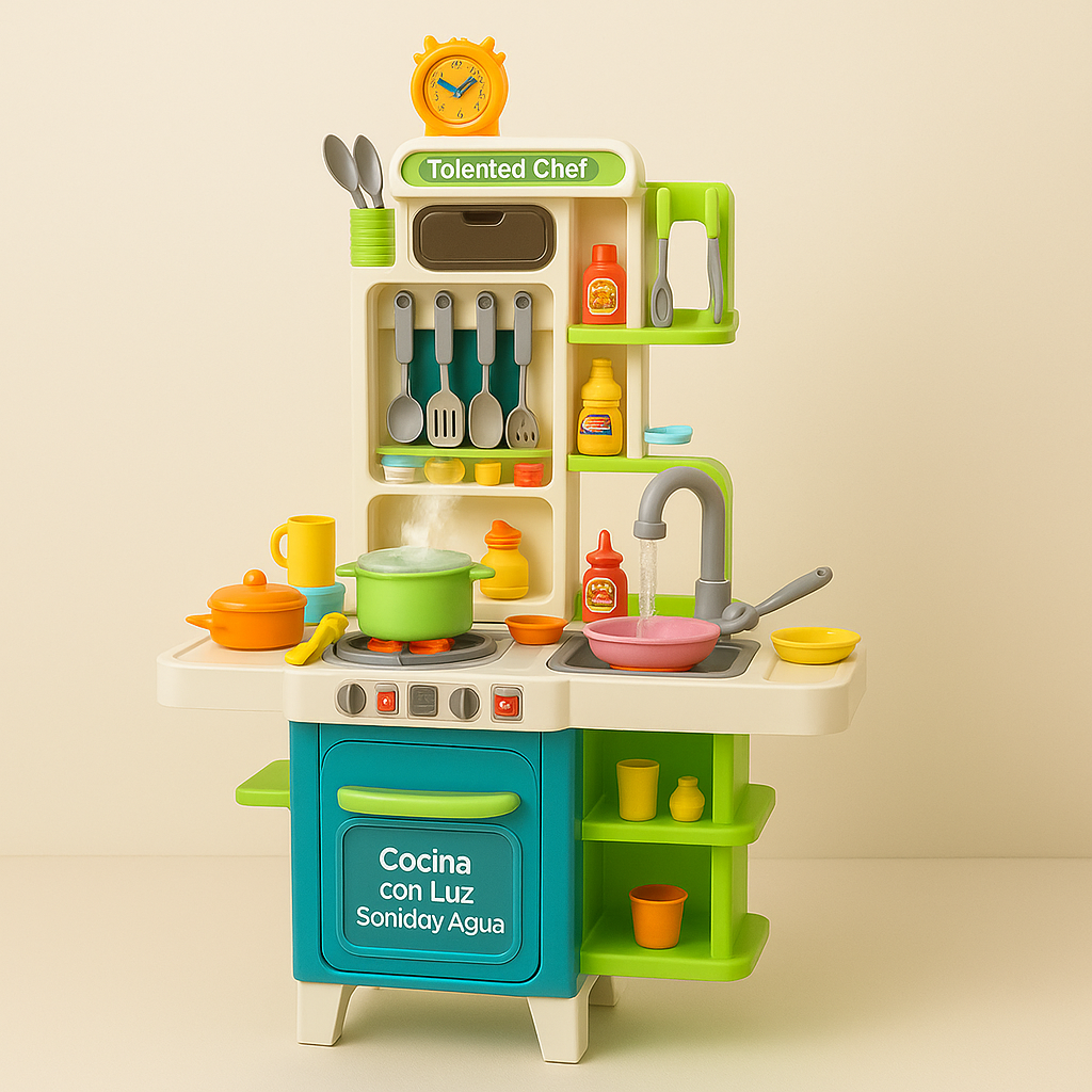 Juego De Cocina Set Completo Para Niñas Y Niños Infantil