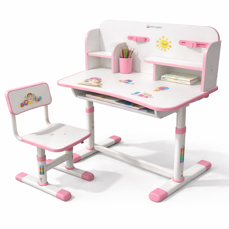 Escritorio Infantil Escolar Con Silla Para Niñas/niños