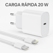 Cargador Completo Carga Rapida 20w Para iPhone 12 13 14 15 16 17