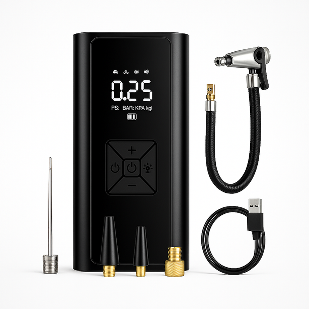Inflador Auto Moto Compresor Aire Portátil Recargable 150psi
