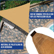 Toldo Lona Malla Sombra Filtrouv Triangular Impermeable 2.5m