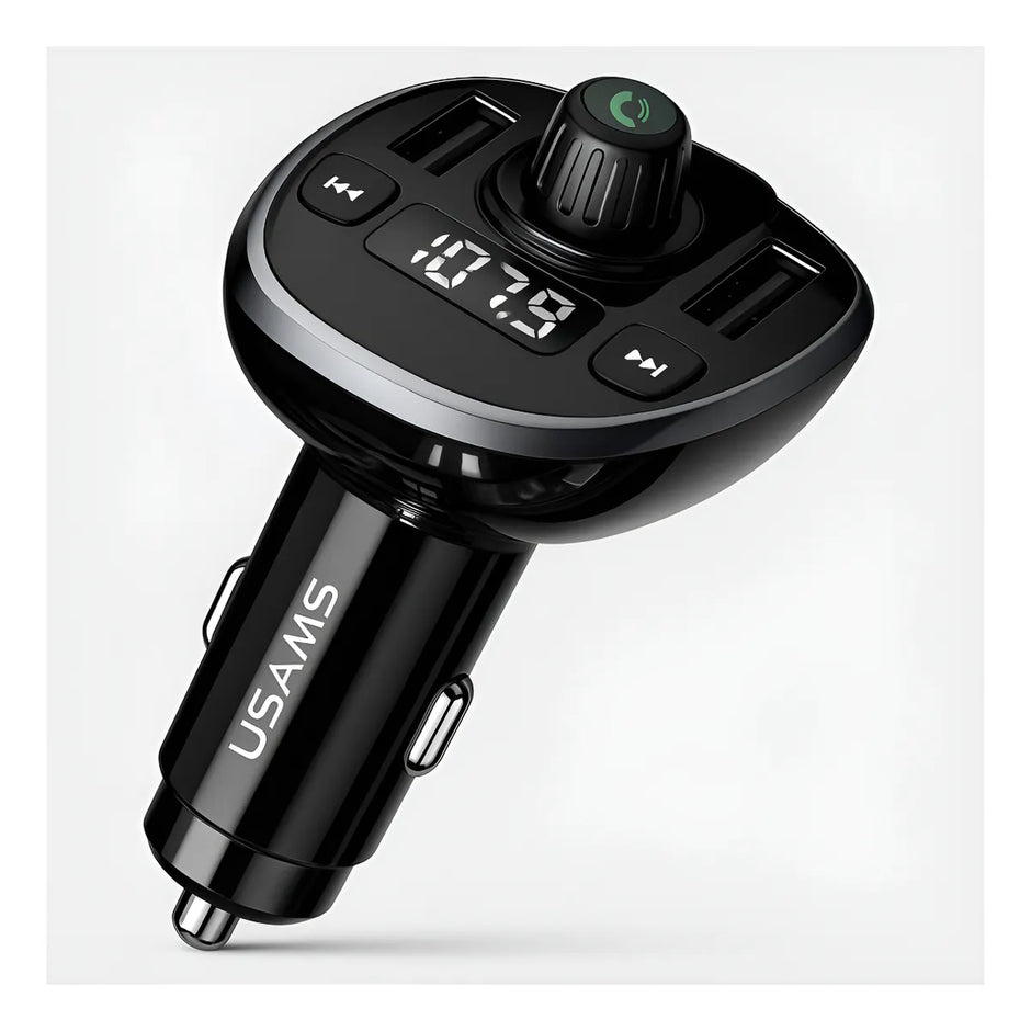 Transmisor Bluetooth Usb Fm Receptor Para Auto Manos Libres