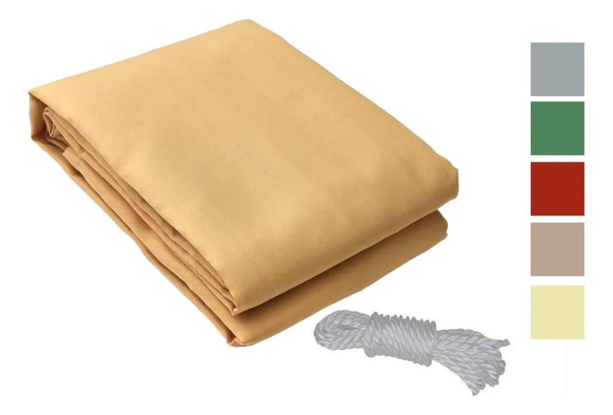 Toldo Lona Malla Sombra Filtro Uv Cuadrada Impermeable 4m