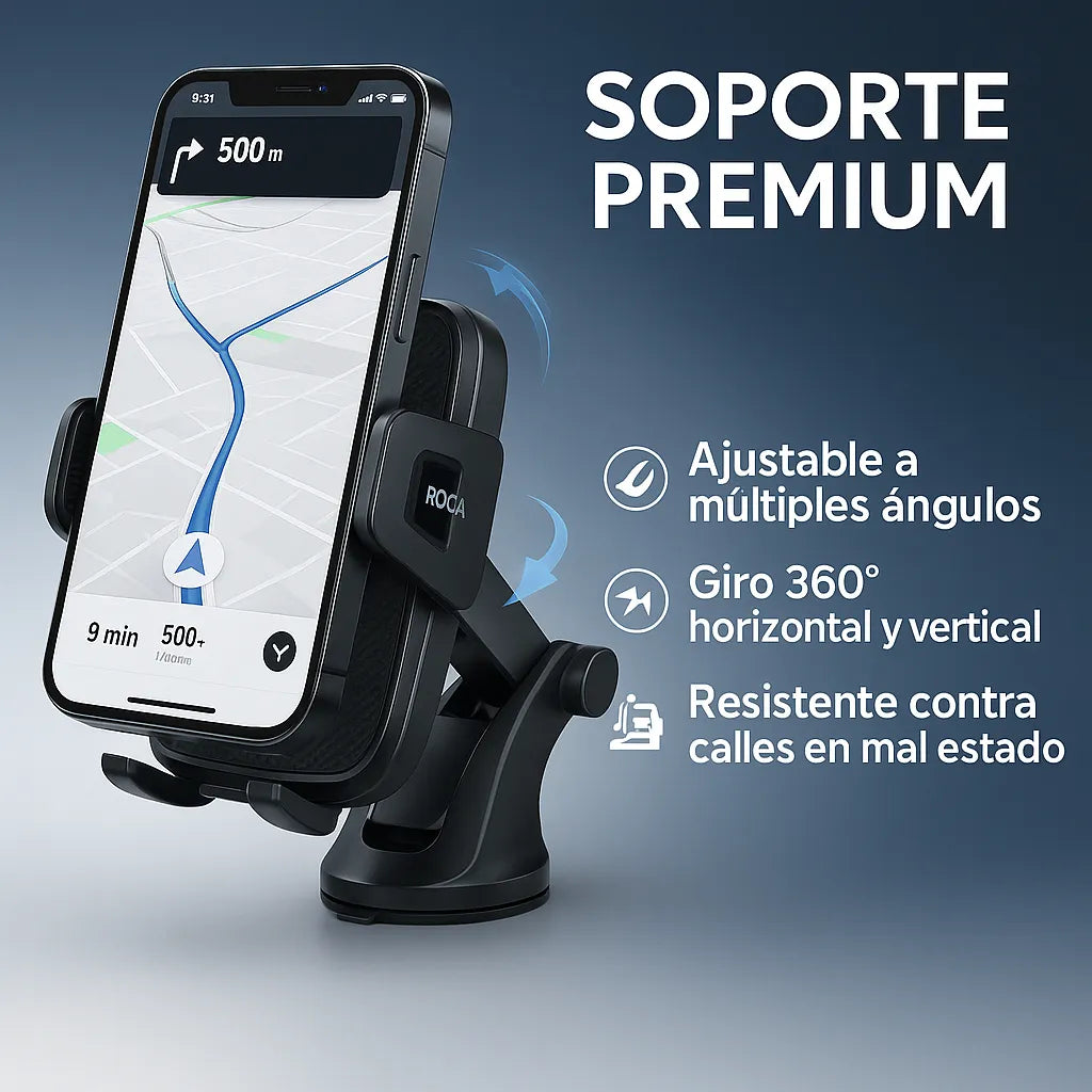 Soporte Ventosa Celular Ajustable Para iPhone Samsung Xiaomi