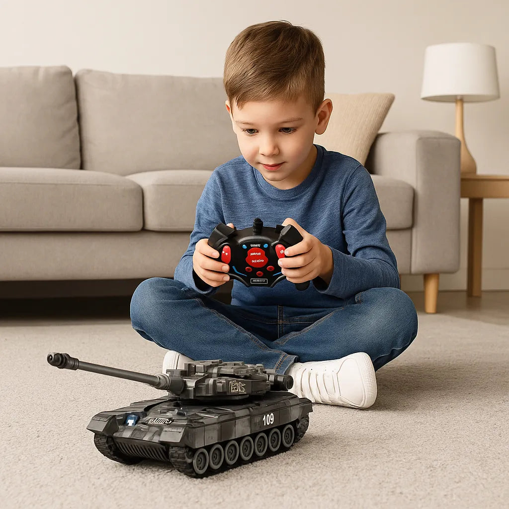 Tanque De Guerra A Control Remoto Con Luz Y Sonido