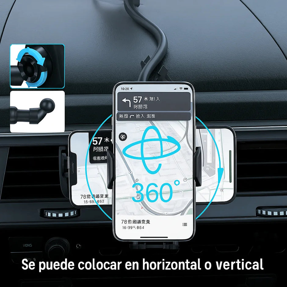 Soporte Ventosa Celular Ajustable Para iPhone Samsung Xiaomi