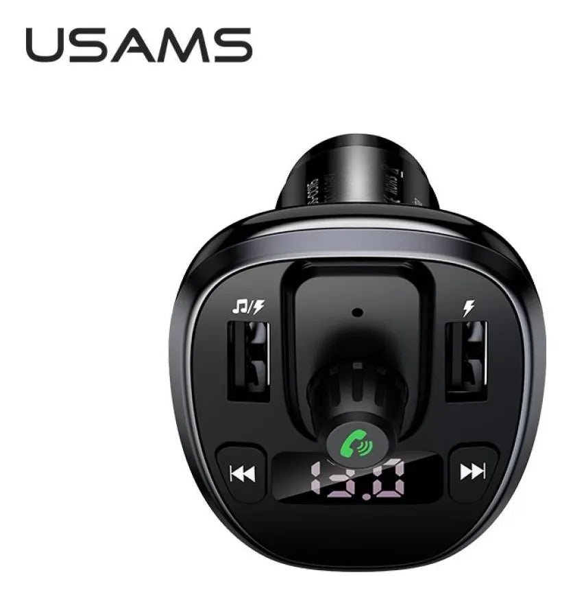 Transmisor Bluetooth Usb Fm Receptor Para Auto Manos Libres