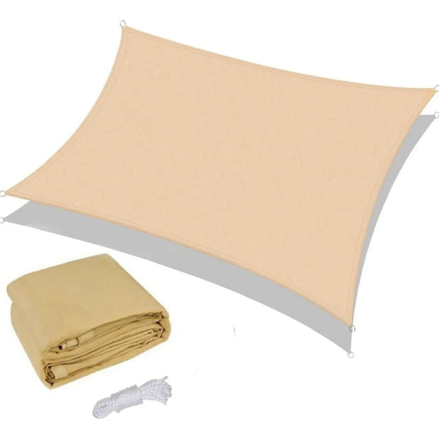 Toldo Lona Malla Sombra Filtro Uv Cuadrada Impermeable 4m