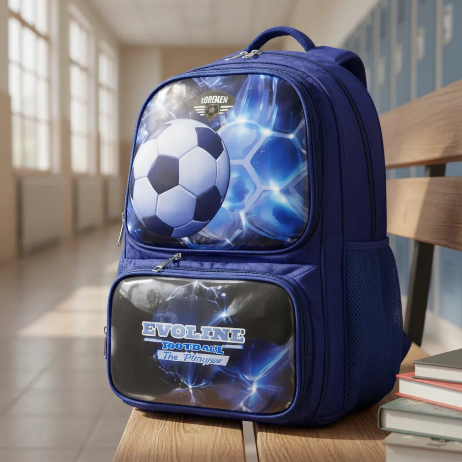 Mochila Escolar Para Niño Niña Con Compartimiento 3 En 1