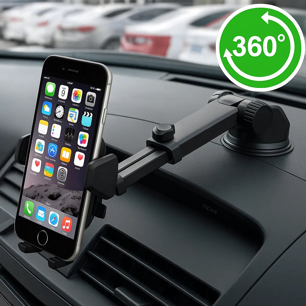 Soporte Ventosa Celular Ajustable Para iPhone Samsung Xiaomi