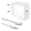 Cargador Completo Carga Rapida 20w Para iPhone 12 13 14 15 16 17