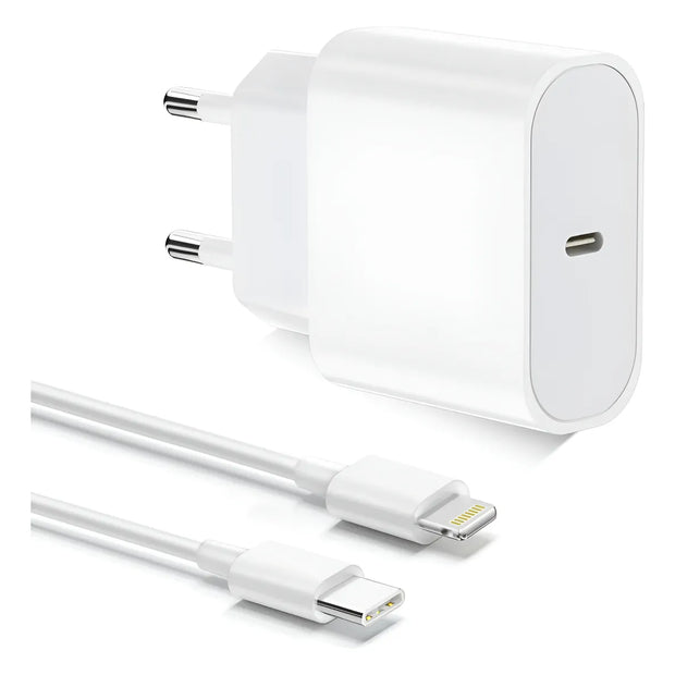 Cargador Completo Carga Rapida 20w Para iPhone 12 13 14 15 16 17