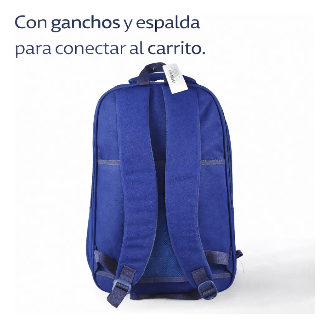 Mochila Escolar Para Niño Niña Con Compartimiento 3 En 1