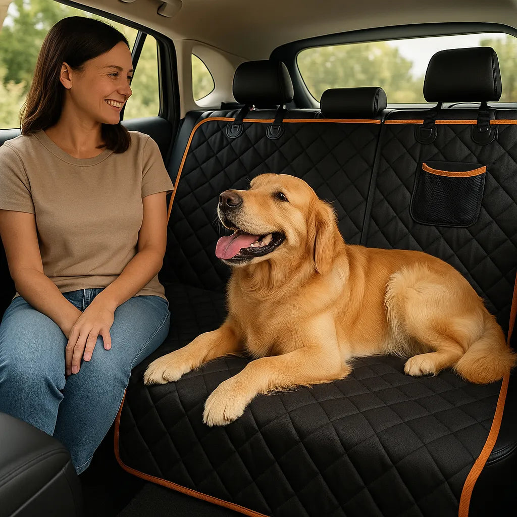 Funda Para Asiento De Coche Protector De Perro, Impermeable
