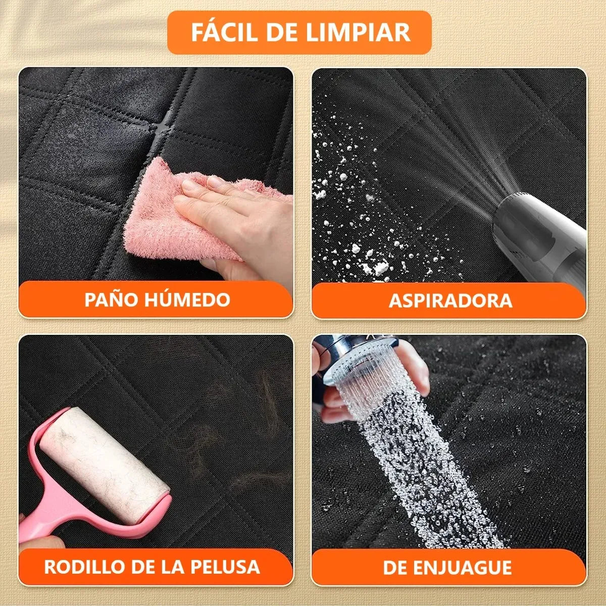 Funda Para Asiento De Coche Protector De Perro, Impermeable