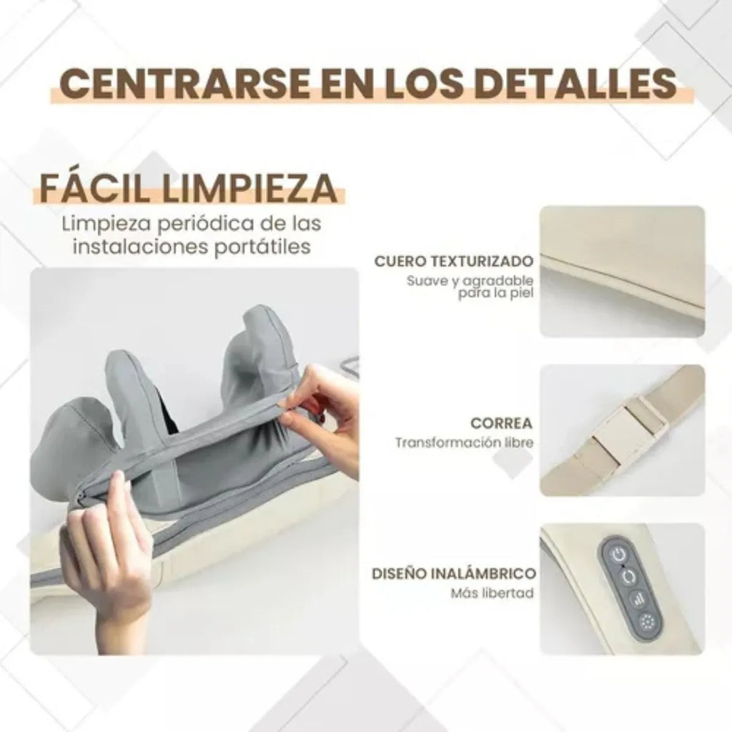 Masajeador Cuello Espalda Cervical Corporal Dol Hombros