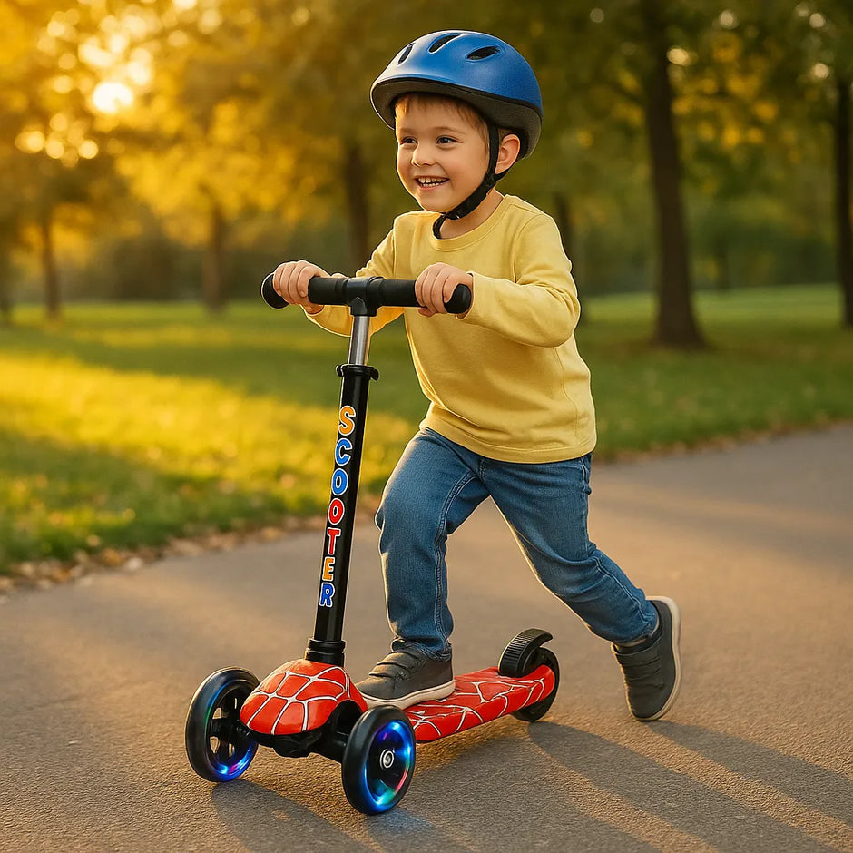 Tripatin Scooter Con Luces Juguetes Para Niños Y Niñas