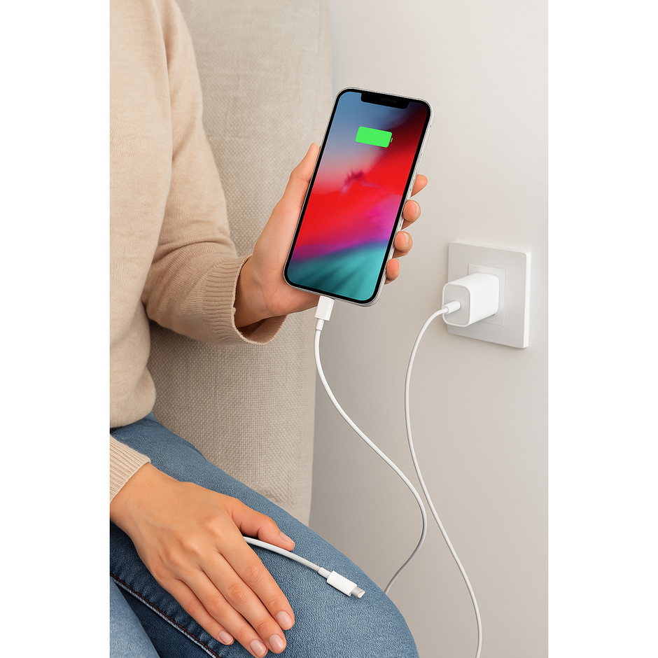 Cargador Completo Carga Rapida 20w Para iPhone 12 13 14 15 16 17